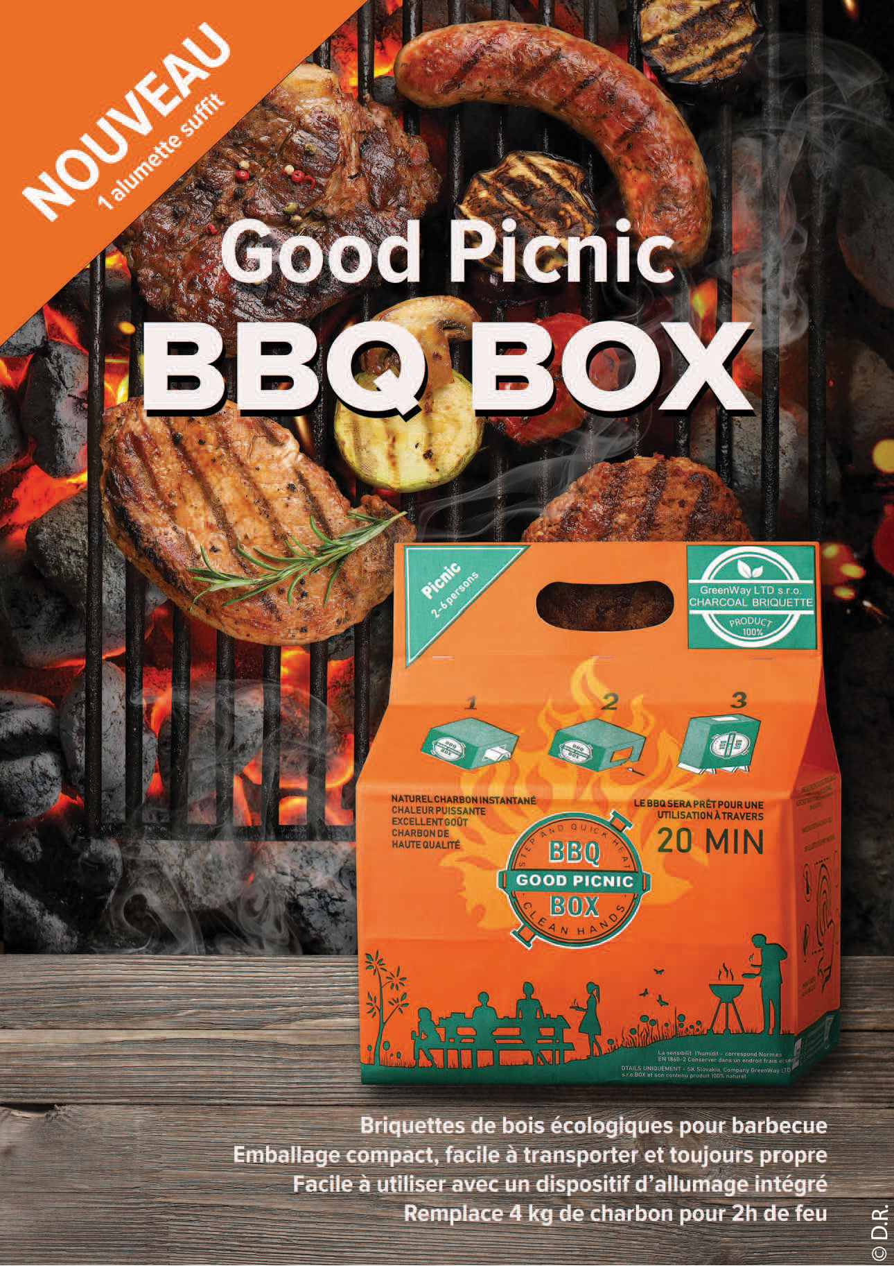 La BBQ Box “Good Picnic” va révolutionner votre manière d’allumer un barbecue !