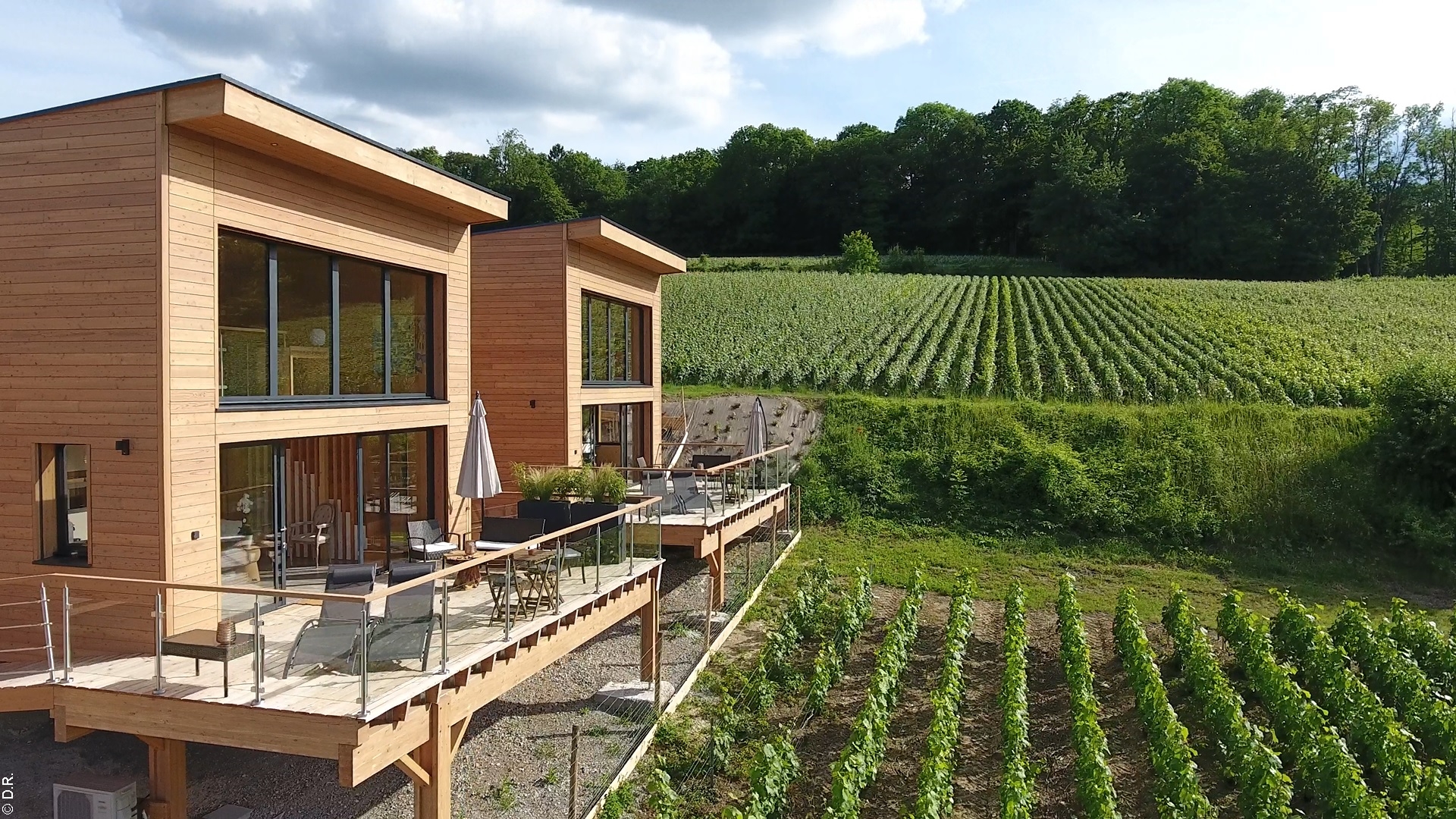Les cottages Antoinette : un écolodge au cœur des vignes, près de Reims